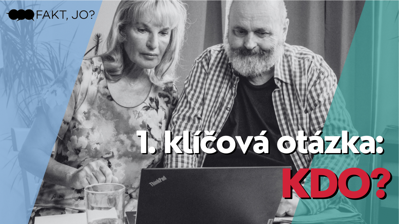 1: Kdo je autorem nebo tvůrcem mediálního sdělení?